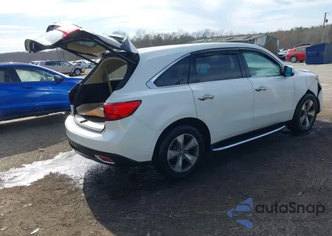 2014 Acura Mdx из США, поврежденный, VIN 5FRYD3H22EB013340